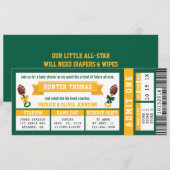 Einladung zum Kinderspielhaus, Green, Gold (Vorne/Hinten)