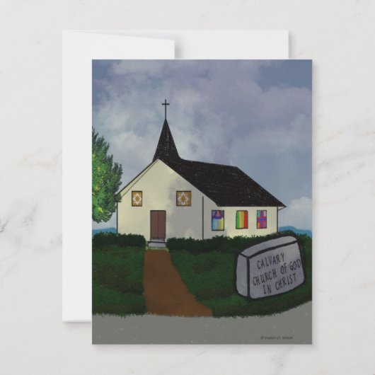 Einladung zum Kirchenjubiläum (Rückseite)