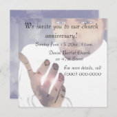 Einladung zum Kirchenjubiläum (Vorne/Hinten)