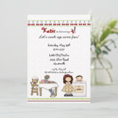 Einladung zum Kirschbäcker (Stehend Vorderseite)