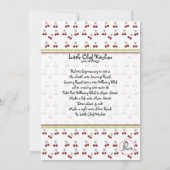 Einladung zum Kirschbäcker (Rückseite)