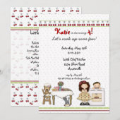 Einladung zum Kirschbäcker (Vorne/Hinten)