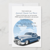 Einladung zum klassischen Auto (Vorderseite)