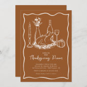 Einladung zum klassischen Erntedank (Vorne/Hinten)