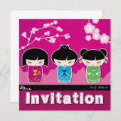 Einladung zum Kokeshi-Platz (Vorne/Hinten)