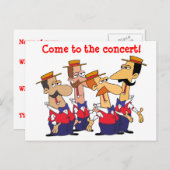 Einladung zum Konzert (Vorne/Hinten)