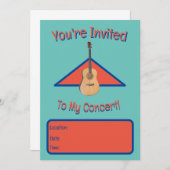 Einladung zum Konzert (Vorne/Hinten)