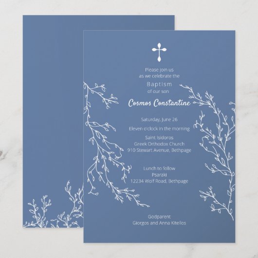 Einladung zum Kosmos 1 (Vorne/Hinten)