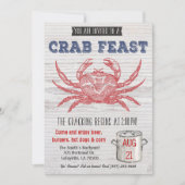 Einladung zum Krabbenfest (Vorderseite)