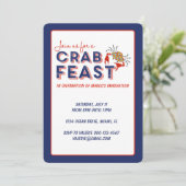 Einladung zum Krabbenfest (Stehend Vorderseite)