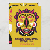 Einladung zum Kulturfestival (Vorne/Hinten)