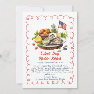 Einladung zum Labor-Day-Austernbraten im patriotis