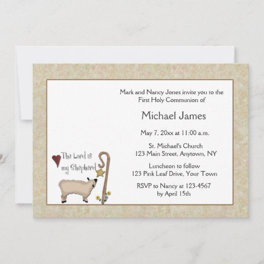 Einladung zum Lamm (Vorderseite)