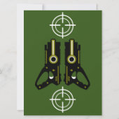 Einladung zum Laser-Tag-Party (Rückseite)