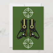 Einladung zum Laser-Tag-Party (Rückseite)