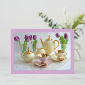 Einladung zum Lavendel Nachmittag (Stehend Vorderseite)