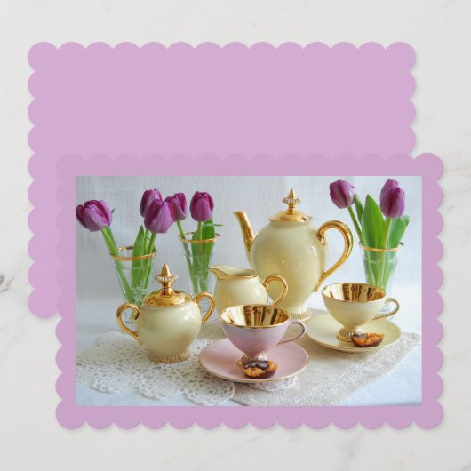 Einladung zum Lavendel Nachmittag (Vorne/Hinten)