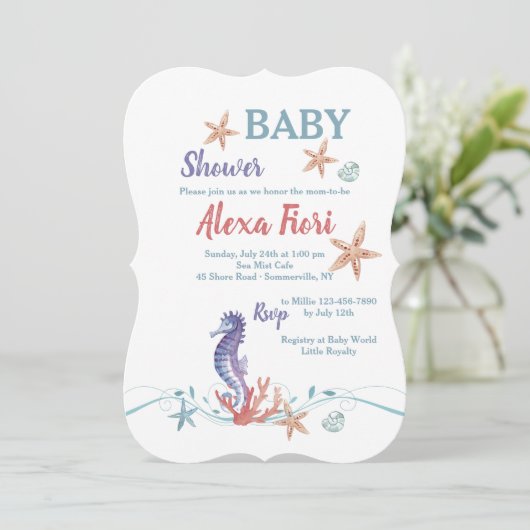 Einladung zum Leben im Meer (Stehend Vorderseite)