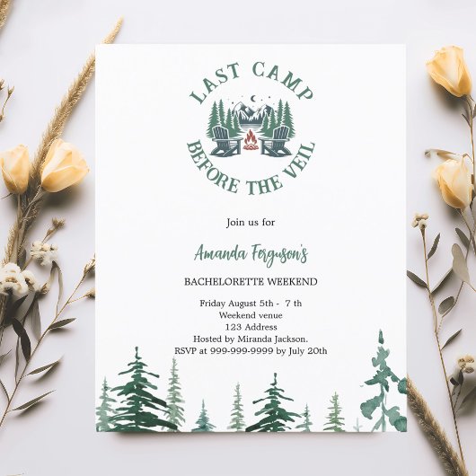 Einladung zum letzten Bachelorette-Wochenende
