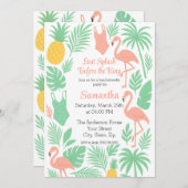 Einladung zum letzten tropischen Junggeselinnen-Ab (Vorne/Hinten)