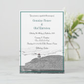 Einladung zum Leuchtturm - Sketch (Stehend Vorderseite)