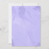 Einladung zum lila Abschluss (Rückseite)