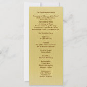 Einladung zum Lila Masquerade Hochzeitsprogramm (Rückseite)