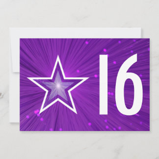Einladung zum lila Star "16"