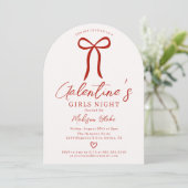 Einladung zum Mädchenabend Galentine's Day (Stehend Vorderseite)
