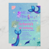 Einladung zum Meer | Mermaid Birthday (Vorne/Hinten)