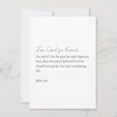 Einladung zum Memorial Black and Gold Foto (Rückseite)