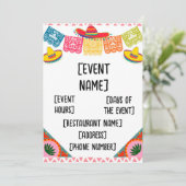 Einladung zum mexikanischen Restaurant (Stehend Vorderseite)