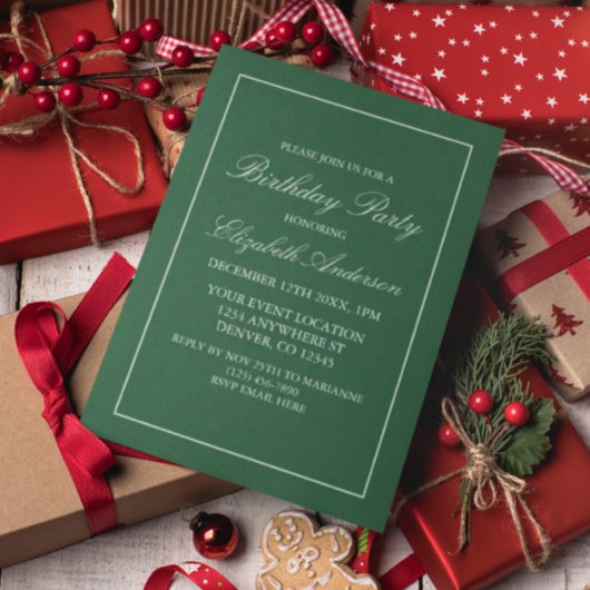 Einladung zum Minimalistischen Geburtstag