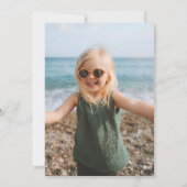 Einladung zum Minimalistischen Geburtstag | Einfac (Rückseite)