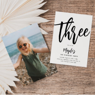 Einladung zum Minimalistischen Geburtstag   Einfac