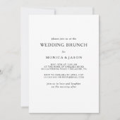 Einladung zum Minimalistischen Hochzeitsfest (Vorderseite)