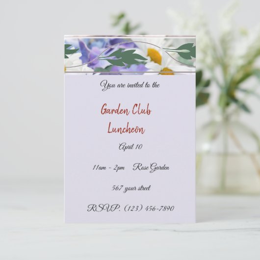 Einladung zum Mittagessen (Stehend Vorderseite)