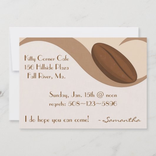 Einladung zum Mittagessen (Rückseite)