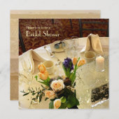 Einladung zum Mittagessen Bridal Dusche (Vorne/Hinten)