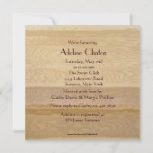 Einladung zum Mittagessen Bridal Dusche (Rückseite)