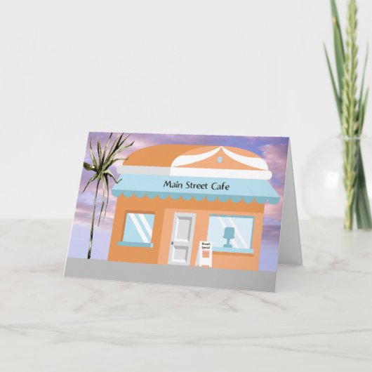 Einladung zum monatlichen Brunch der Damen (Vorderseite)