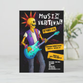 Einladung zum Musikfestival (Stehend Vorderseite)