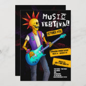 Einladung zum Musikfestival (Vorne/Hinten)