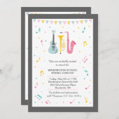 Einladung zum Musikfestival (Vorne/Hinten)