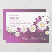 Einladung zum Muttertag (Vorne/Hinten)