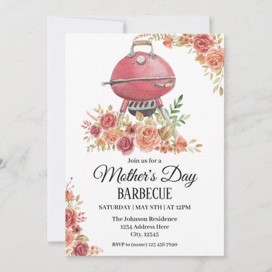 Einladung zum Muttertag (Vorderseite)