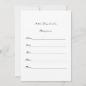 Einladung zum Muttertag (Rückseite)