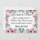 Einladung zum Muttertag (Vorderseite)