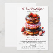 Einladung zum Muttertag - Donut-Affäre (Vorne/Hinten)