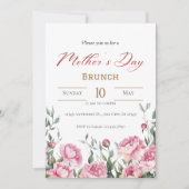 Einladung zum Muttertagsbrunch (Vorderseite)